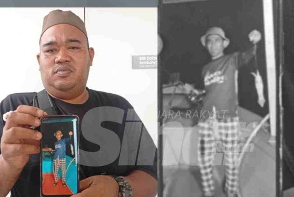 Ahmad Nasaruddin (kiri) maut dalam tragedi candat sotong selepas bot dinaiki karam. 