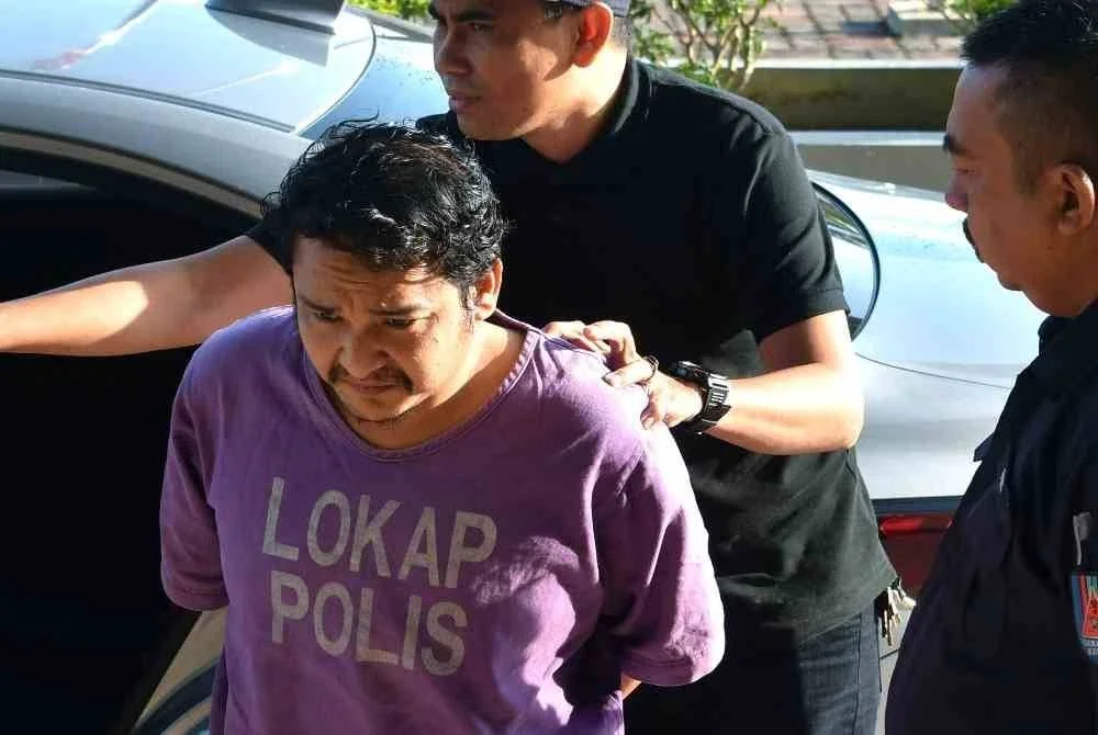 Buruh Mohamad Syamsul Azroy Che Anuar, 32, dijatuhkan hukuman penjara empat tahun dan denda RM6,000 oleh Mahkamah Sesyen hari ini atas dua pertuduhan menculik seorang lelaki dan mencuri sebuah kereta di Tendong pada bulan lepas. Foto Bernama.