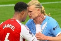 Haaland dan Gabriel sering terlibat dalam insiden panas ketika kedua-duanya bersemuka di peringkat kelab. Foto Agensi