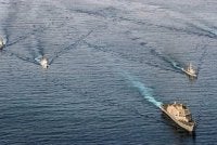 Perjanjian awal AS-Iran membenarkan penghantaran komersial percuma melalui selat itu selama 60 hari, tetapi masih belum jelas apa yang akan menggantikannya selepas tempoh itu. Foto: AFP