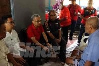 Fahmi ketika program Ziarah Kasih Kementerian Komunikasi pada Ahad.