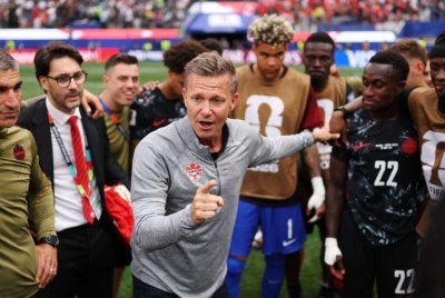 Marsch tetap bangga dengan semangat juang ditampilkan pemainnya ketika tumpas 0-3 kepada Maghribi di pusingan 16. Foto Agensi