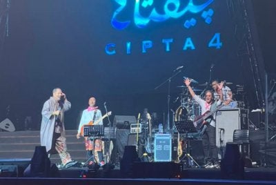 Konsert Cipta 4 berlangsung di Unifi Arena, Bukit Jalil pada Sabtu.