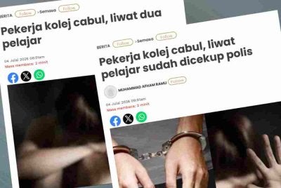 Laporan Sinar Harian pada 4 Julai 2026. 