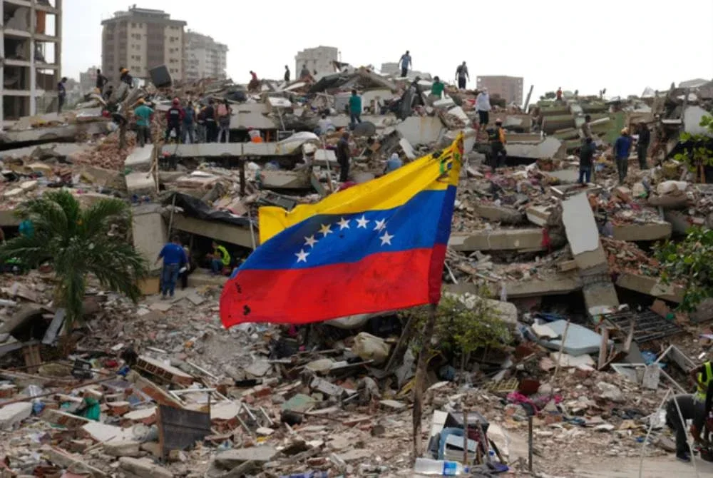 Pada 24 Jun, dua gempa bumi dengan magnitud 7.2 dan 7.5 melanda negara Amerika Selatan itu dalam selang masa 39 saat, menyebabkan 3,342 orang maut dan 16,740 lagi cedera di utara Venezuela. Foto: Agensi
