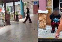 Kejadian berlaku masa rehat bagi pelajar Tingkatan Tiga.