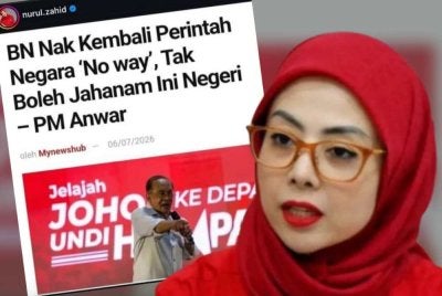 Hantaranyang dikongsi Nurulhidayah menerusi laman Facebook miliknya.