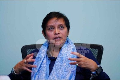 Menteri di Jabatan Perdana Menteri (Undang-Undang dan Reformasi Institusi), Datuk Seri Azalina Othman Said. 