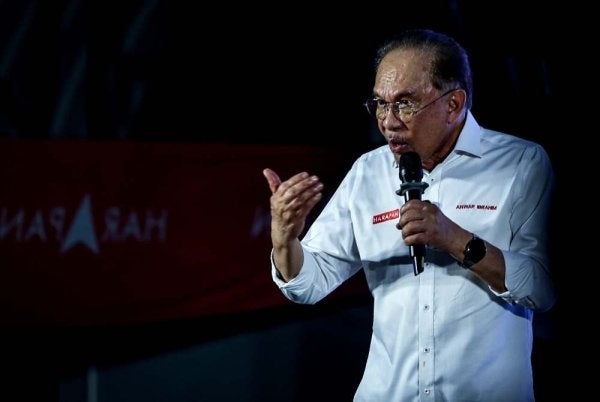 Anwar. Foto: Bernama