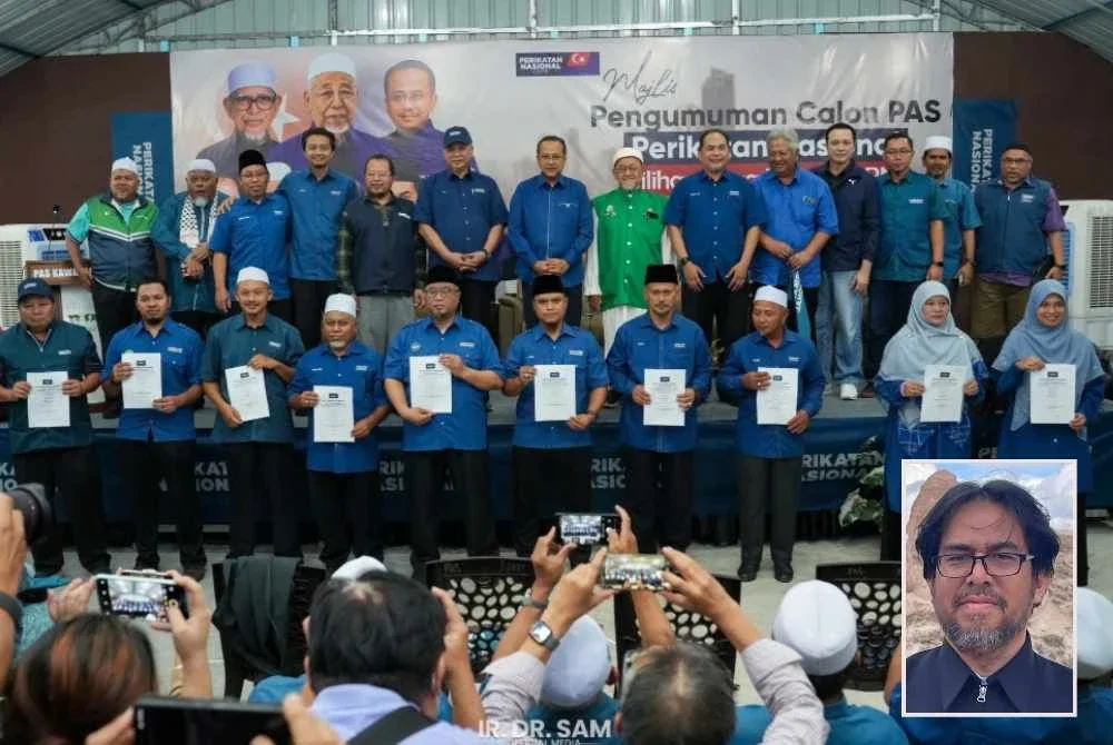 Dari sudut usia pula, barisan calon Pas Johor memperlihatkan keseimbangan antara tenaga muda, kematangan usia pertengahan dan pengalaman tokoh senior. Gambar kecil: Dr Mukhtaruddin 
