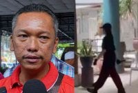 Bapa mangsa kes tikam di sekolah, Mohd Firuz Ibrahim,berkata ketika kejadian beliau sedang bekerja sebelum menyedari terdapat beberapa panggilan tidak dijawab daripada pihak sekolah yang cuba menghubunginya untuk memaklumkan insiden berkenaan. Foto Bernama. 