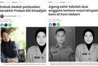 Laporan Sinar Harian mengenai insiden letupan di Kem Hobart.