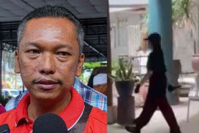 Bapa mangsa kes tikam di sekolah, Mohd Firuz Ibrahim,berkata ketika kejadian beliau sedang bekerja sebelum menyedari terdapat beberapa panggilan tidak dijawab daripada pihak sekolah yang cuba menghubunginya untuk memaklumkan insiden berkenaan. Foto Bernama. 