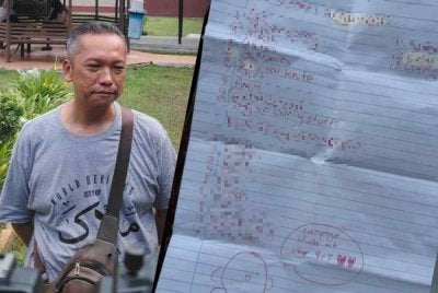  Mohd Firuz Ibrahim,43, menegaskan anak perempuannya bukan pembuli, susulan tular nota senarai nama yang dikaitkan dengan insiden buli.