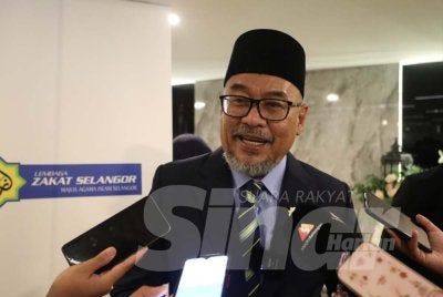 Mohd Khaidzir semasa ditemui selepas Majlis Penghargaan Majikan dan Ejen Kutipan Zakat Selangor di Shah Alam pada Selasa.