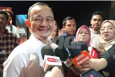 Maszlee pada sidang akhbar selepas Dialog PRN Johor di Auditorium RTM Johor pada Selasa.