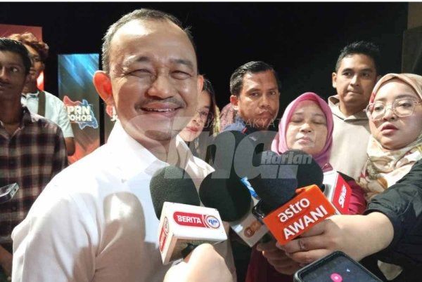 Maszlee pada sidang akhbar selepas Dialog PRN Johor di Auditorium RTM Johor pada Selasa.