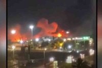 Tentera Amerika Syarikat melancarkan serangan baharu ke atas Iran pada Selasa sebagai tindak balas terhadap serangan yang didakwa dilakukan Teheran ke atas kapal-kapal dagang di Selat Hormuz, menurut kenyataan CENTCOM. Foto: NBC NEWS.