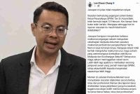 Hantaran Chean Chung di Facebook pada Rabu.
