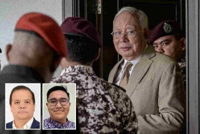 Isu pembebasan Najib menjelang PRN Johor antara kontroversi paling berpotensi mengubah momentum saat akhir kempen PRN Johor. Gambar kecil: Novel (kiri), Mohamad Hafis
