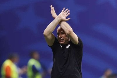 Hassan kecewa dengan mutu pengadilan ketika Mesir disingkirkan Argentina di pusingan 16. Foto: Agensi