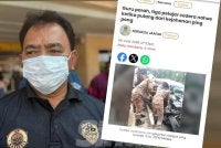Laporan Sinar Harian pada Rabu. Gambar kanan Rahmad