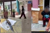 Suspek direman selama empat hari hingga Jumaat bagi membantu siasatan mengikut Seksyen 307 Kanun Keseksaan.