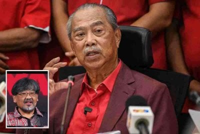 Jayum (gambar kecil) berkata, pengakuan Muhyiddin dilihat agak tepat dengan situasi semasa atau ‘berpijak di bumi yang nyata’.