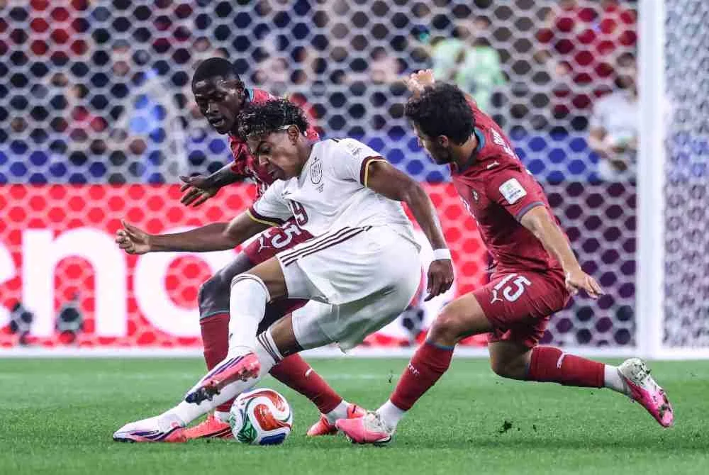 Yamal (tengah) masih belum menunjukkan taring sebenarnya di Piala Dunia.