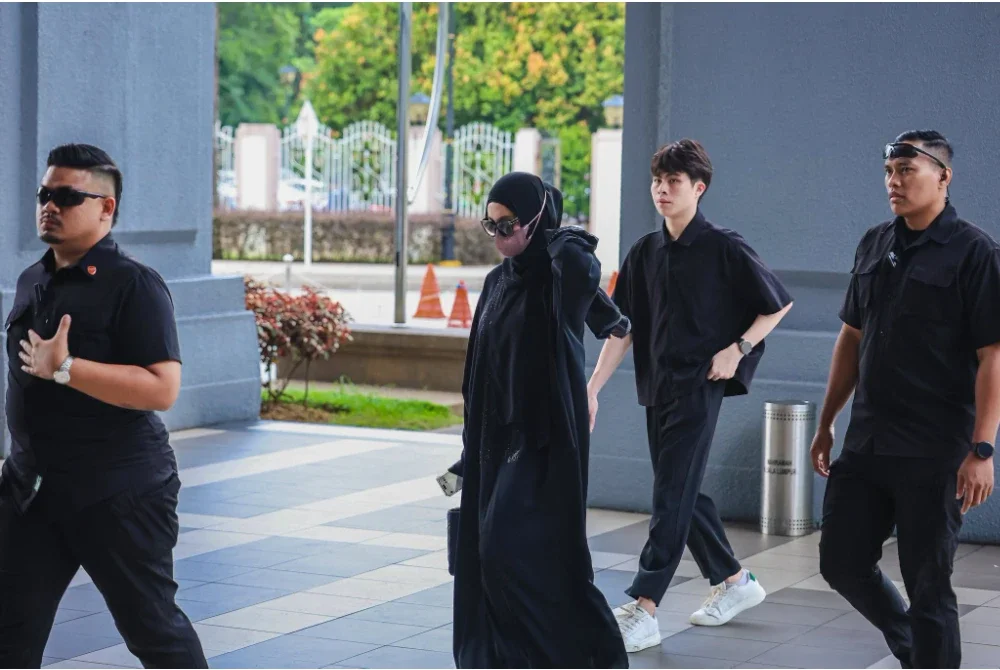 Tisha atau nama sebenarnya Shanorbiah Shamsir Alam didakwa melalui ujian air kencing didapati positif dadah. Foto Bernama