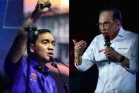 Onn Hafiz (kiri), Anwar (kanan). 