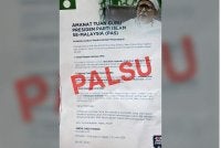 Kenyataan tersebut tidak pernah dikeluarkan oleh Pas Pusat mahupun Pas Johor.