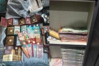 Antara aset dan wang tunai yang disita.