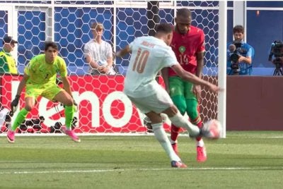Gol sensasi Mbappe pada minit ke-60 meletakkan Perancis di hadapan sebelum Ousmane Dembele melengkapkan kemenangan Les Bleus enam minit kemudian. Foto Agensi