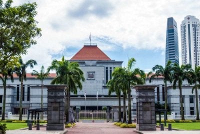 PM Singapura terima ancaman bom membabitkan bangunan Parlimen, seorang lelaki ditahan untuk siasatan. Foto: Media sosial