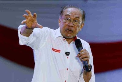 Perdana Menteri, Datuk Seri Anwar Ibrahim. Foto Bernama 