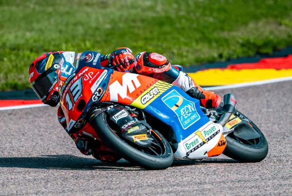 Hakim Danish akan memulakan GP Jerman di petak ketiga esok. Foto: FB Hakim Danish