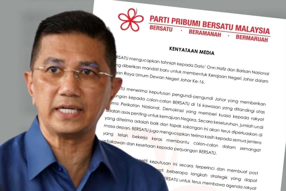 Mohamed Azmin berkata, pihaknya menerima keputusan pengundi Johor yang memberikan sokongan kepada calon-calon Bersatu di 16 kawasan ditandingi atas nama PN.