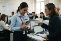 Perbezaan antara teguran dan herdikan amat besar kerana teguran membina keyakinan manakala herdikan hanya meninggalkan tekanan emosi dan ketakutan. Imej janaan AI