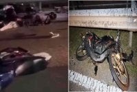  Lebih 30 motosikal dipercayai berkonvoi terlibat dalam kemalangan mengorbankan empat penunggang motosikal Yamaha RXZ awal pagi tadi. 