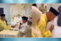 Momen paling menyentuh hati apabila Faizal dilihat tidak dapat menahan sebak lalu menitiskan air mata ketika puteri sulungnya itu datang bersalaman dan memeluknya erat.