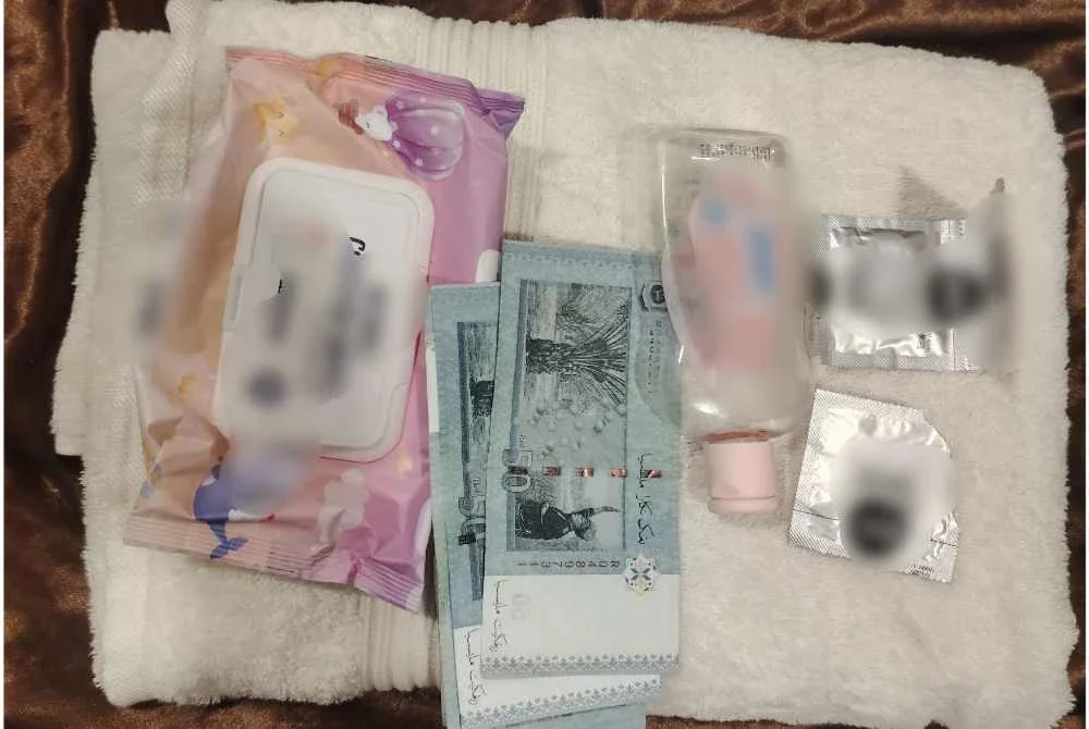 Antara rampasan barang kes dalam serbuan Op Noda pada Sabtu.