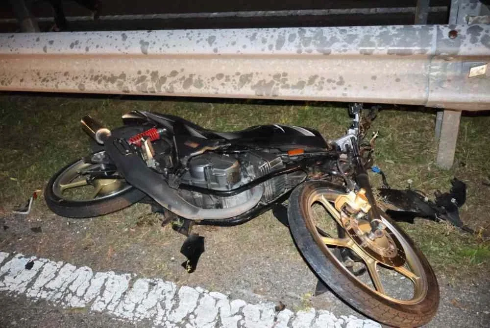 Antara motosikal yang terlibat dalam kemalangan mengorbankan empat penunggang motosikal Yamaha RXZ.