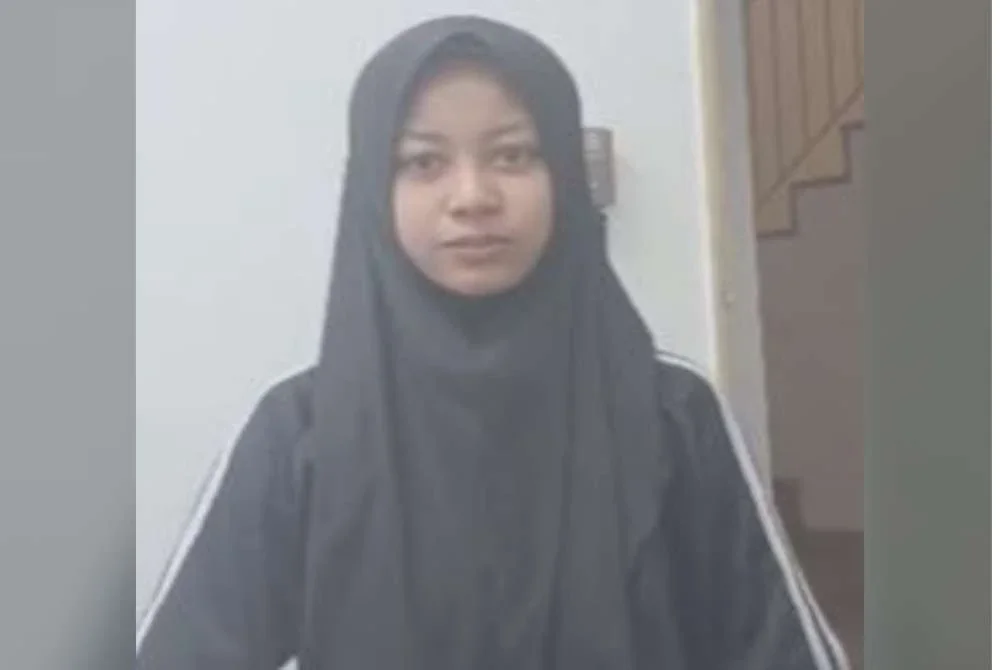 Nur Arissa Husna dilaporkan hilang sejak Jumaat lalu. Foto Polis Kajang