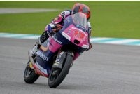 Hakim Danish kini mengumpul 86 mata keseluruhan dan kekal di tangga ketujuh dalam kedudukan pelumba Moto3. Foto Bernama