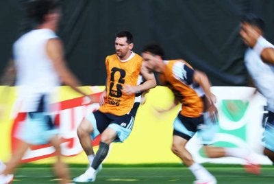 Messi sekali lagi bakal mengetuai jentera serangan Argentina menjelang aksi menentang Switzerland di Stadium Kansas City. Foto Agensi