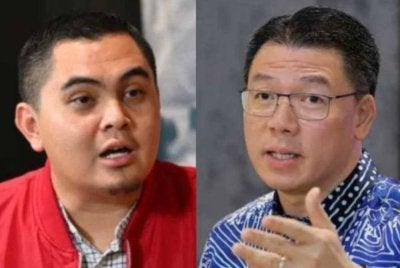 Akmal Saleh (gambar kiri) menawarkan diri untuk membuat surat peletakan jawatan untuk Kor Ming dalam Kerajaan Perpaduan.