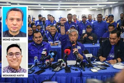 Kemenangan BN pada PRN Johor ke-16 juga banyak dipacu faktor kepimpinan Onn Hafiz (kanan) yang berjaya membina keyakinan pengundi sepanjang tempoh pentadbirannya.