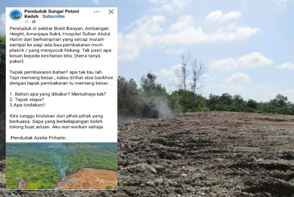 JAS siasat pembakaran timbul bau busuk