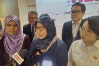 Anfaal pada sidang akhbar selepas Majlis Pelancaran Usahanita Digital 2026 dan Bengkel Latihan Asas di Dewan Bankuet, Dewan Jubli Perak, Bangunan Sultan Salahuddin Abdul Aziz Shah.